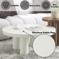 Loanna White Finish Coffee Table FredCo