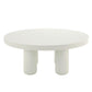 Loanna White Finish Coffee Table FredCo