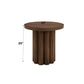 Loanna Wooden Color Finish End Table FredCo