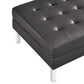 Loft Tufted Vegan Leather Sofa and Ottoman Set by Modway FredCo