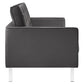 Loft Tufted Vegan Leather Sofa and Ottoman Set by Modway FredCo