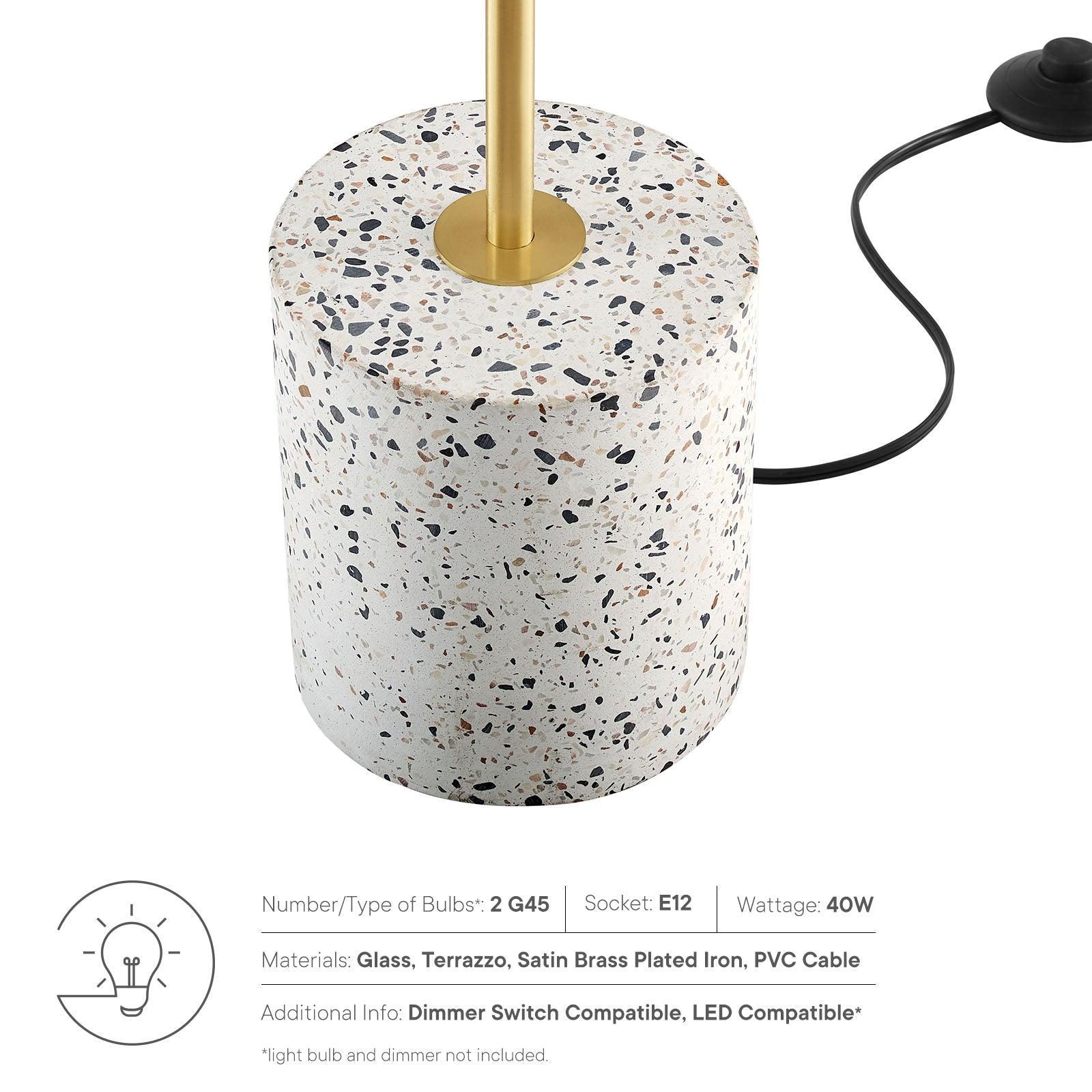 Logic Terrazzo Floor Lamp, EEI-5628 FredCo