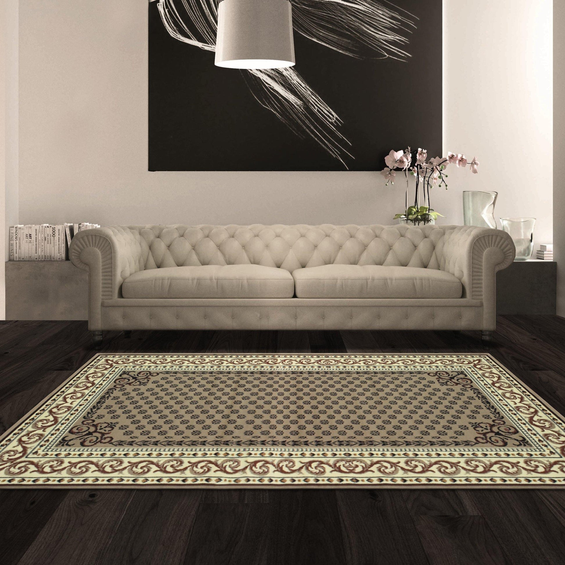 Longfield Traditional Oriental Lattice Rug FredCo