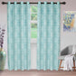 Lotus Light Filtering Floral Damask Jacquard Curtain Set FredCo