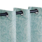 Lotus Light Filtering Floral Damask Jacquard Curtain Set FredCo