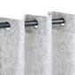 Lotus Light Filtering Floral Damask Jacquard Curtain Set FredCo