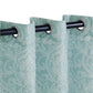 Lotus Light Filtering Floral Damask Jacquard Curtain Set FredCo