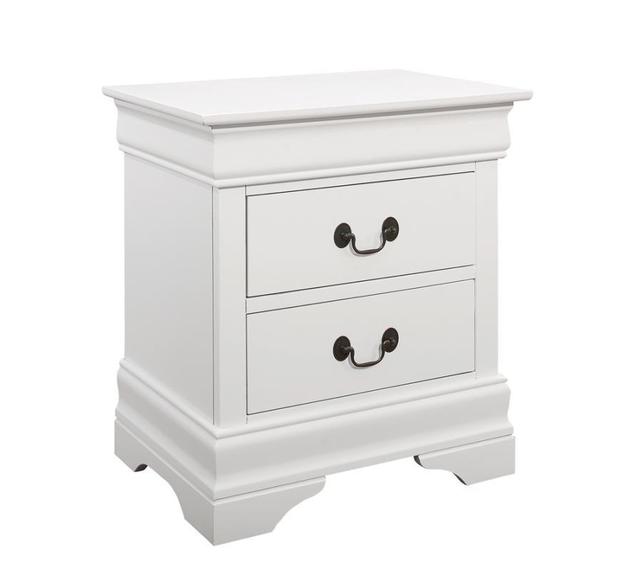 Louis Philippe Bedroom Set with Sleigh Headboard Twin Coaster FredCo