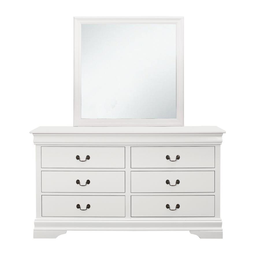 Louis Philippe Bedroom Set with Sleigh Headboard Twin Coaster FredCo