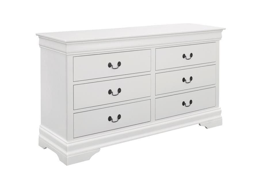 Louis Philippe Bedroom Set with Sleigh Headboard Twin Coaster FredCo