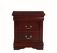 Louis Philippe Cherry Finish Nightstand FredCo