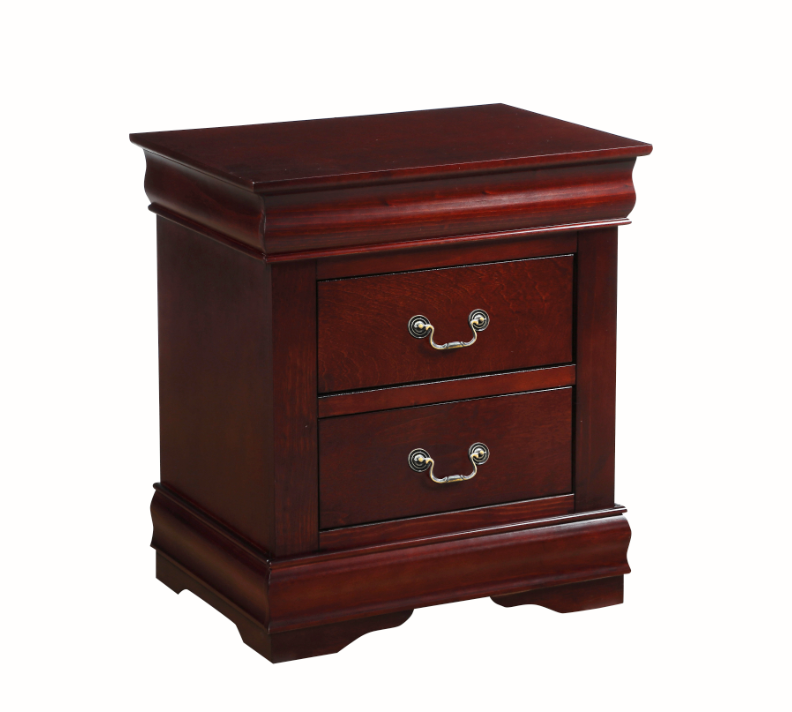 Louis Philippe Cherry Finish Nightstand FredCo