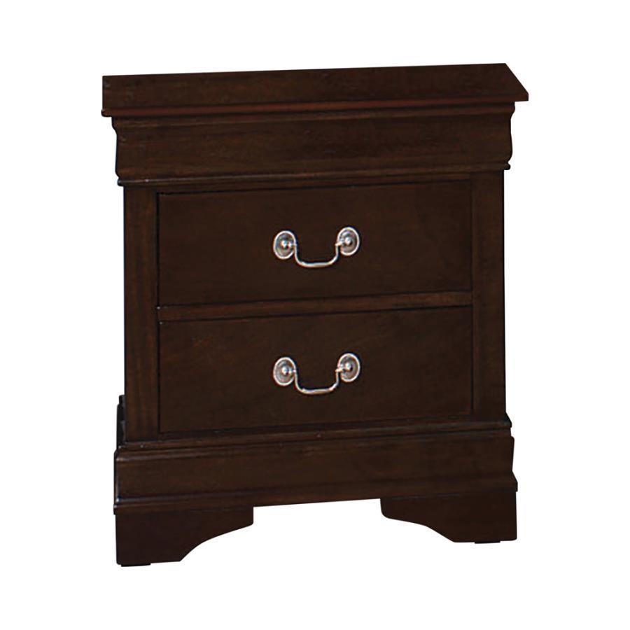 Louis Philippe Panel Bedroom Set with High Headboard Coaster Twin, 4 Piece FredCo