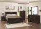Louis Philippe Panel Bedroom Set with High Headboard Coaster Twin, 5 Piece FredCo