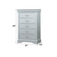 Louis Philippe Platinum Finish 5PCS Bedroom Set (E.King) FredCo