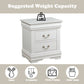 Louis Philippe White Finish 2PCS Bedroom Set (E. King) FredCo