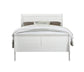 Louis Philippe White Finish 2PCS Bedroom Set (E. King) FredCo