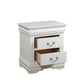 Louis Philippe White Finish 4 PCS Bedroom Set (E. King) FredCo