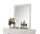 Louis Philippe White Finish 4 PCS Bedroom Set (E. King) FredCo