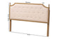 Lourdes Queen Upholstered Headboard FredCo