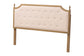 Lourdes Queen Upholstered Headboard FredCo