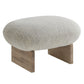 Loyal Boucle Fabric Accent Chair and Ottoman Set by Modway FredCo
