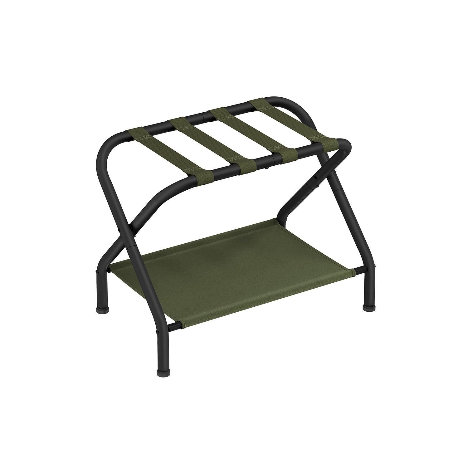 Luggage Rack Forest Green and Black FredCo