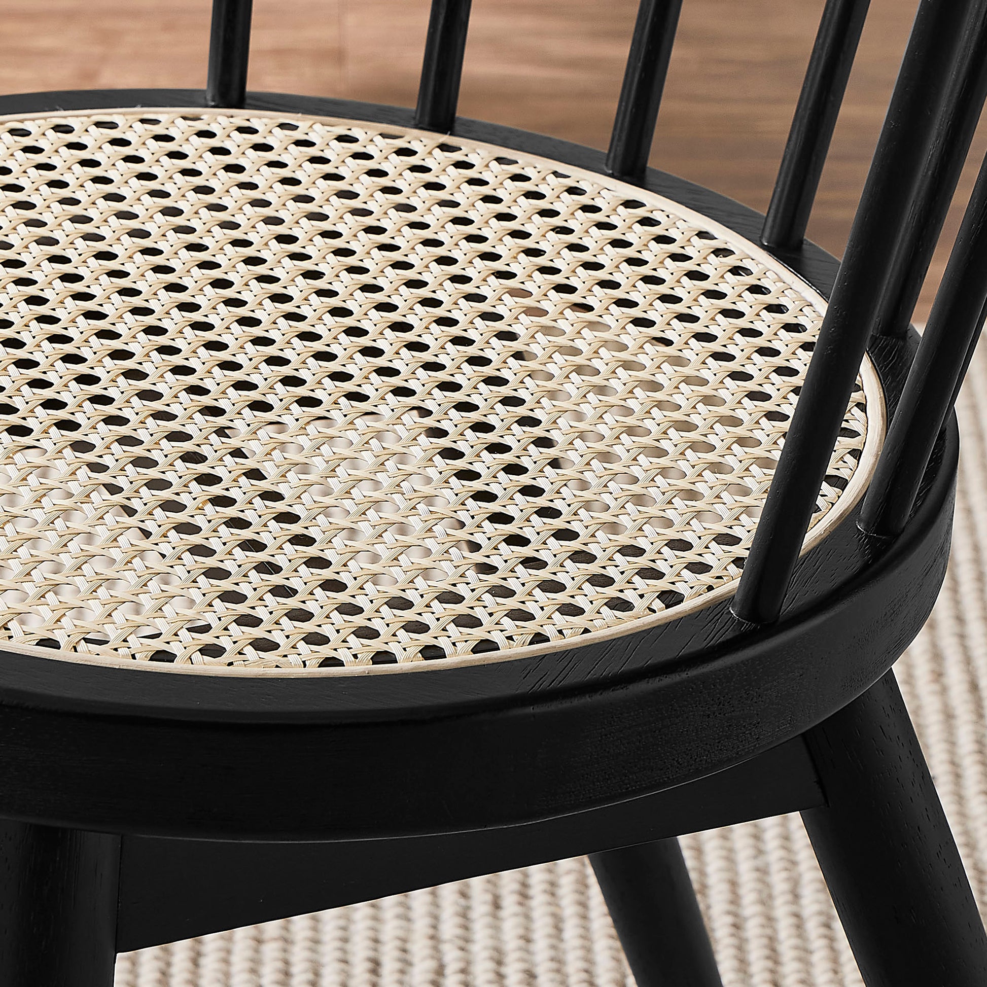 Lykke Curved Spindle Back Dining Chairs Set of 2 by Modway EEI-7350 FredCo