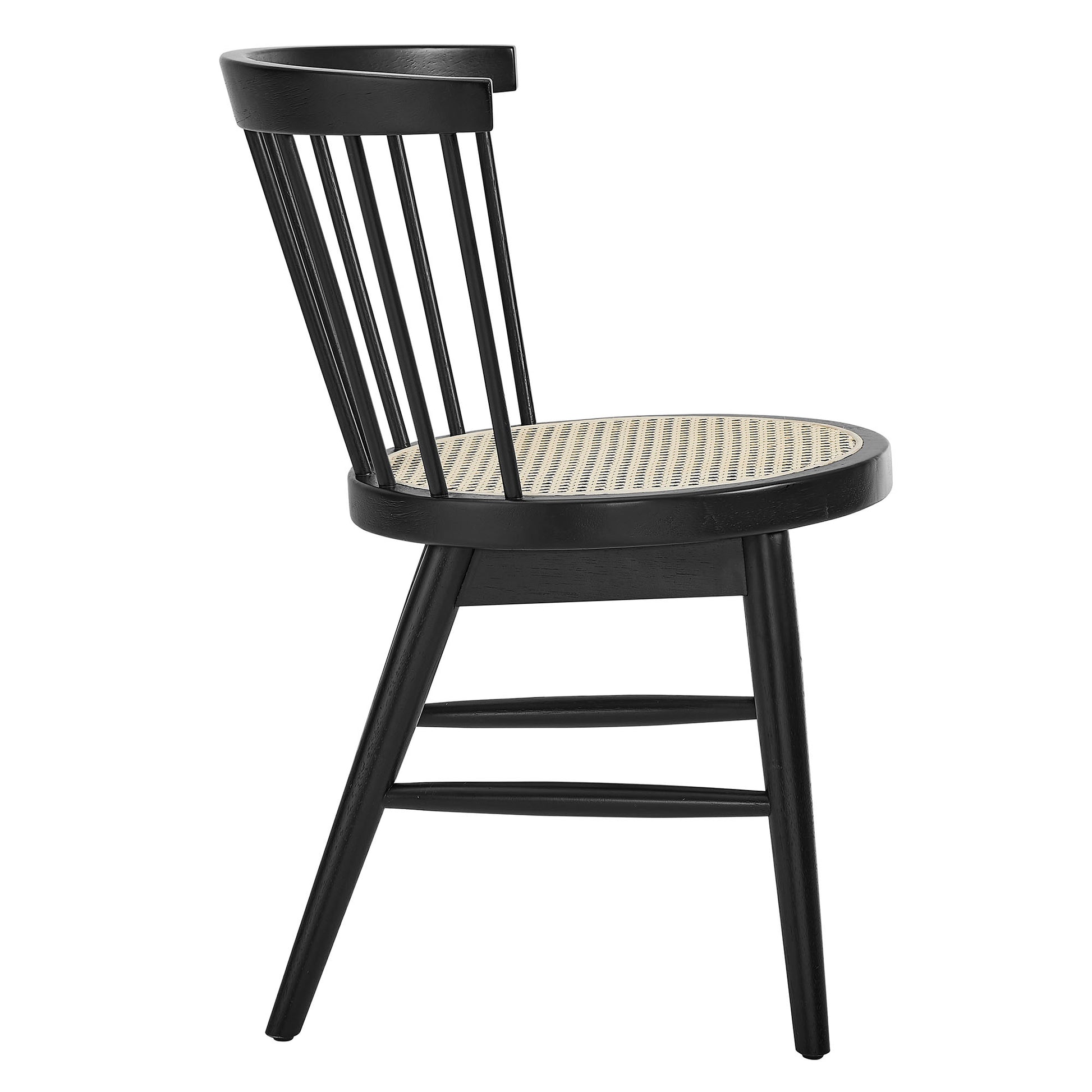 Lykke Curved Spindle Back Dining Chairs Set of 2 by Modway EEI-7350 FredCo