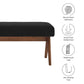 Lyra 47" Boucle Upholstered Bench by Modway FredCo