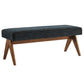 Lyra 47" Fabric Upholstered Bench by Modway FredCo