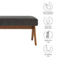 Lyra 47" Fabric Upholstered Bench by Modway FredCo