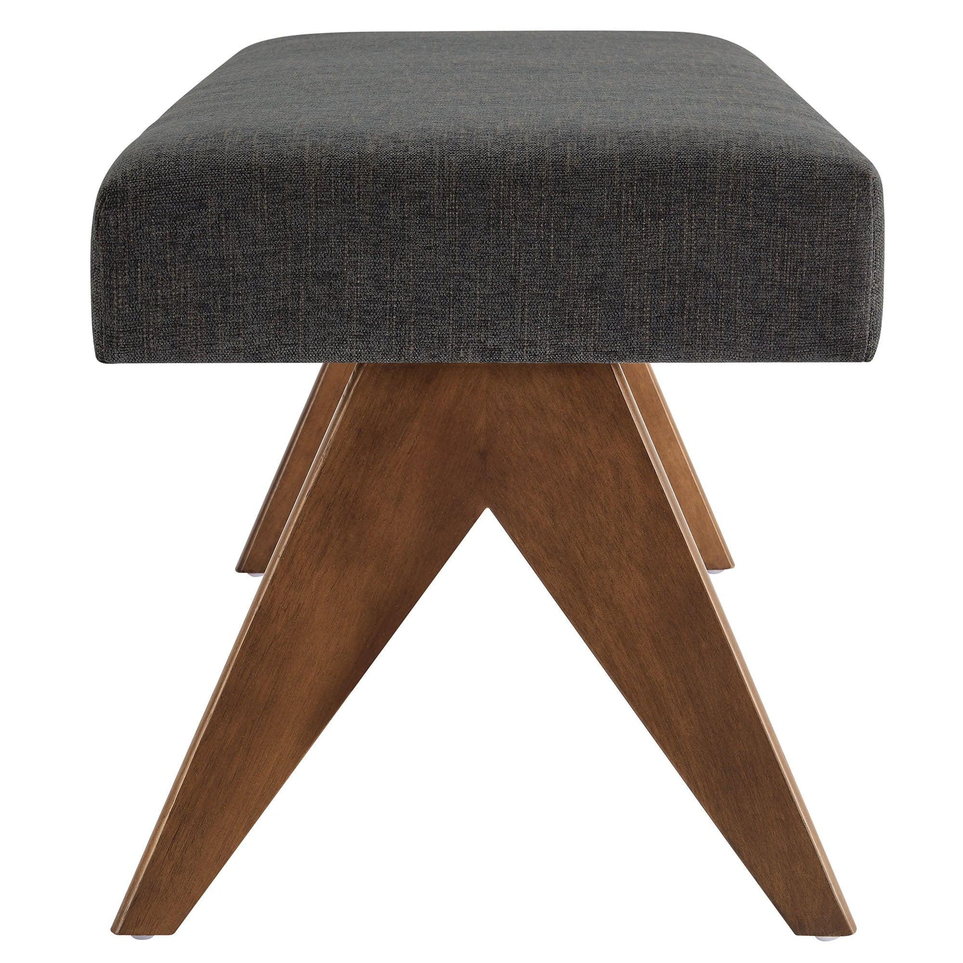 Lyra 47" Fabric Upholstered Bench by Modway FredCo