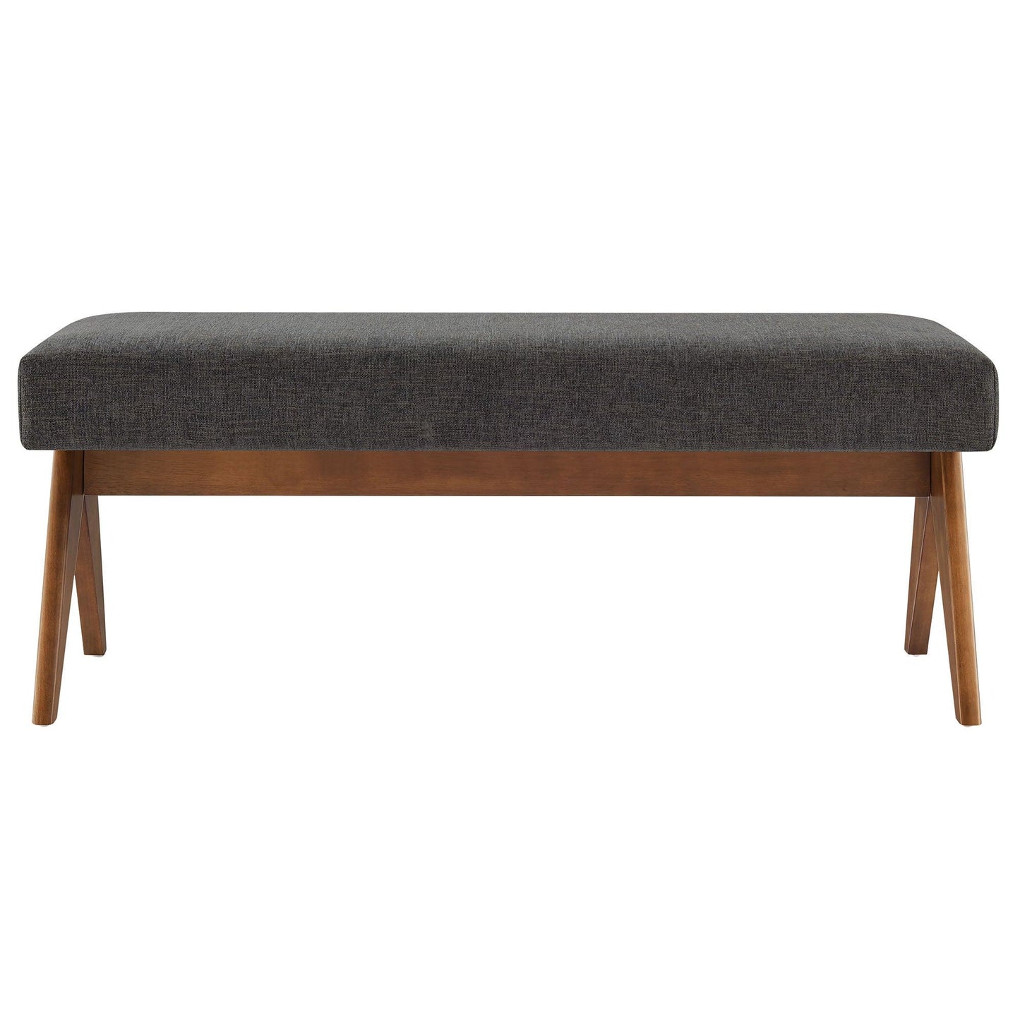 Lyra 47" Fabric Upholstered Bench by Modway FredCo