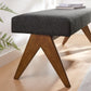 Lyra 47" Fabric Upholstered Bench by Modway FredCo