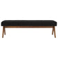 Lyra 63" Boucle Upholstered Bench by Modway FredCo