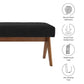 Lyra 63" Boucle Upholstered Bench by Modway FredCo
