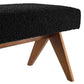Lyra 63" Boucle Upholstered Bench by Modway FredCo