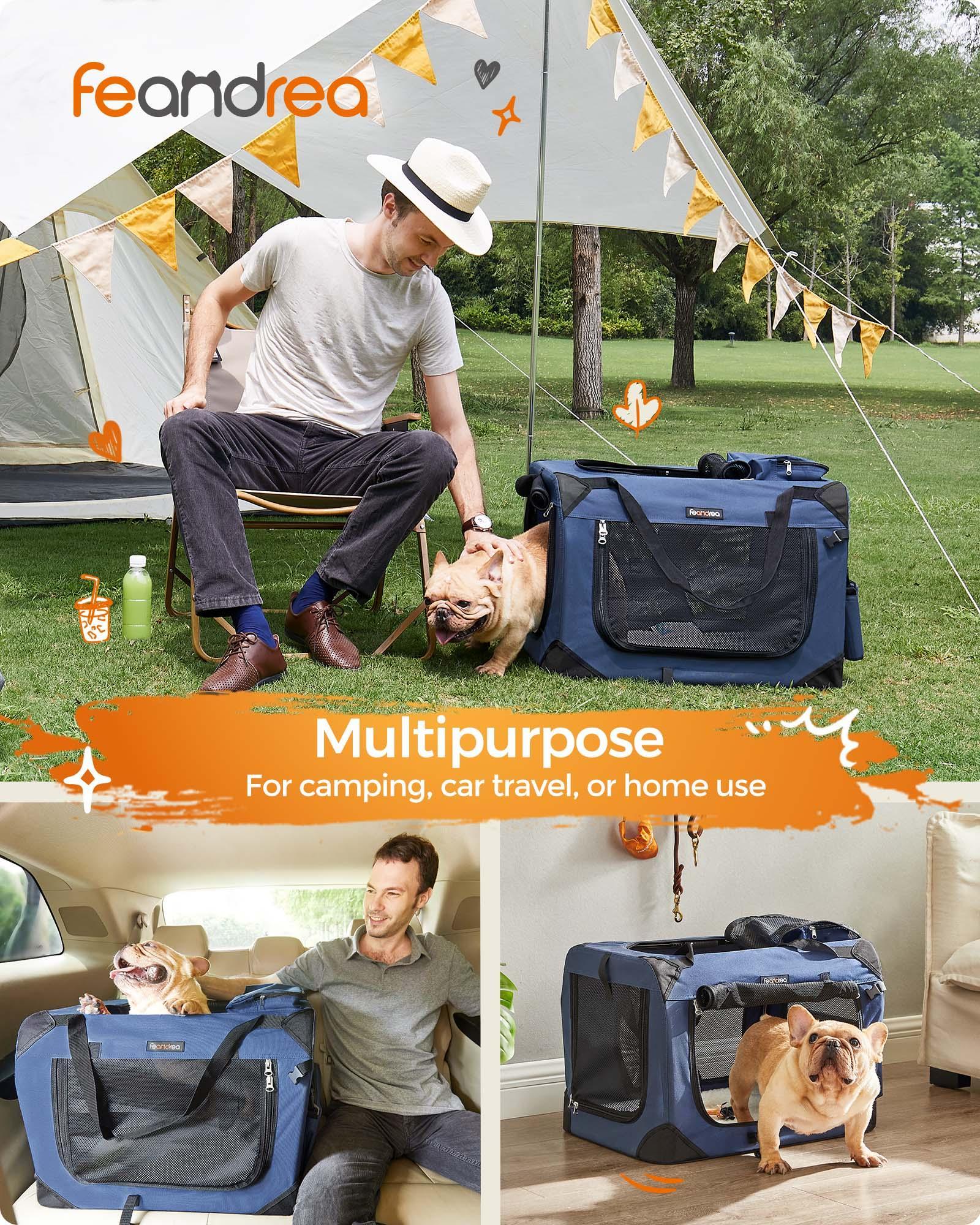 M Dog Crate Blue FredCo