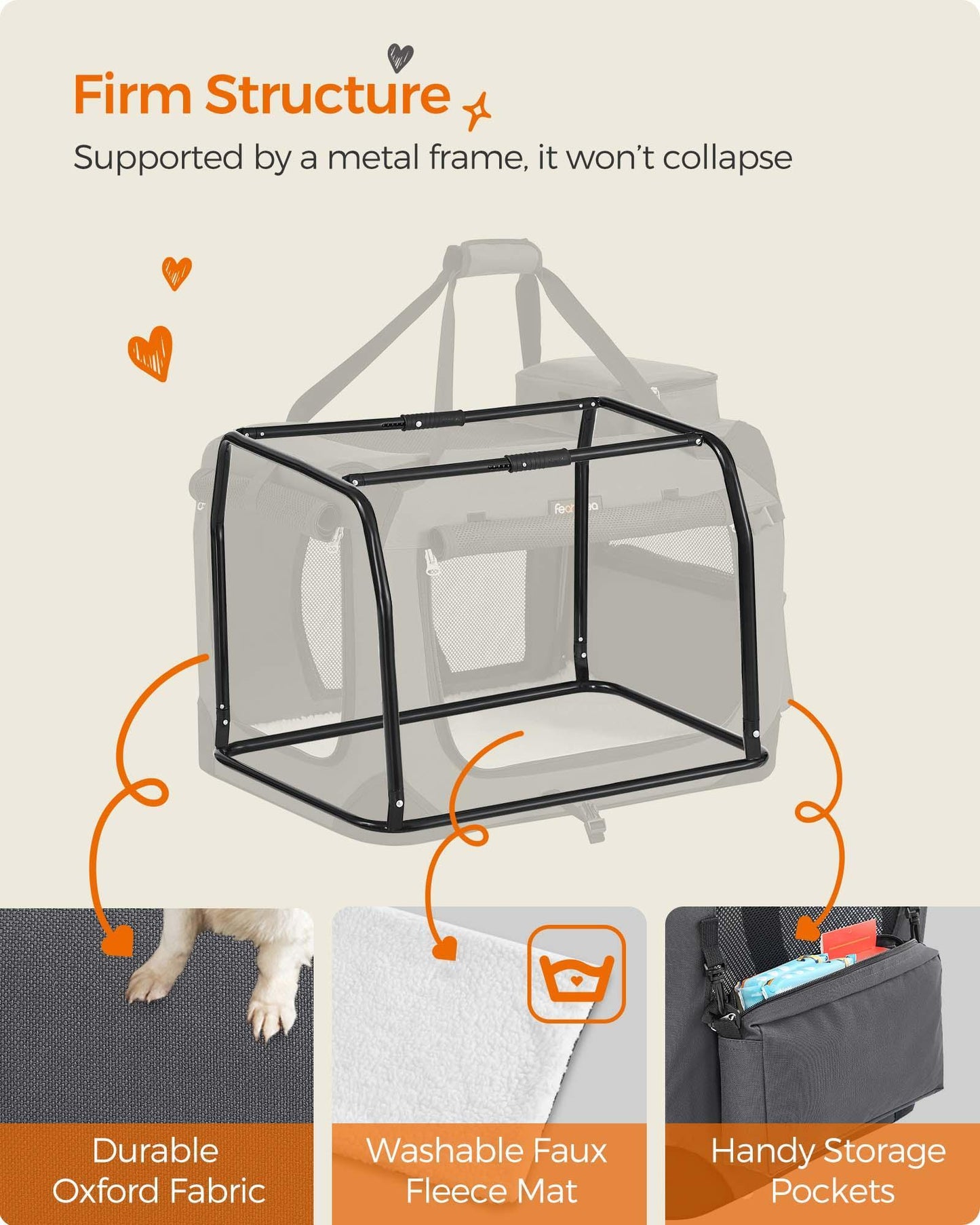 M Dog Crate Gray FredCo
