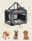M Dog Crate Gray FredCo