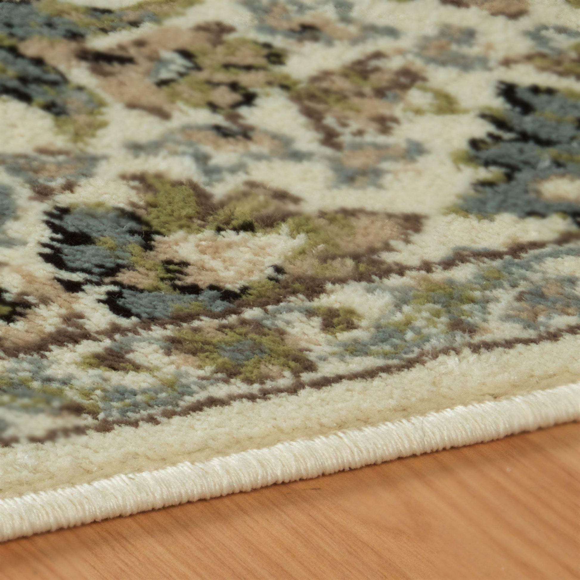 Madeleine Oriental Contemporary Floral Damask Rug FredCo