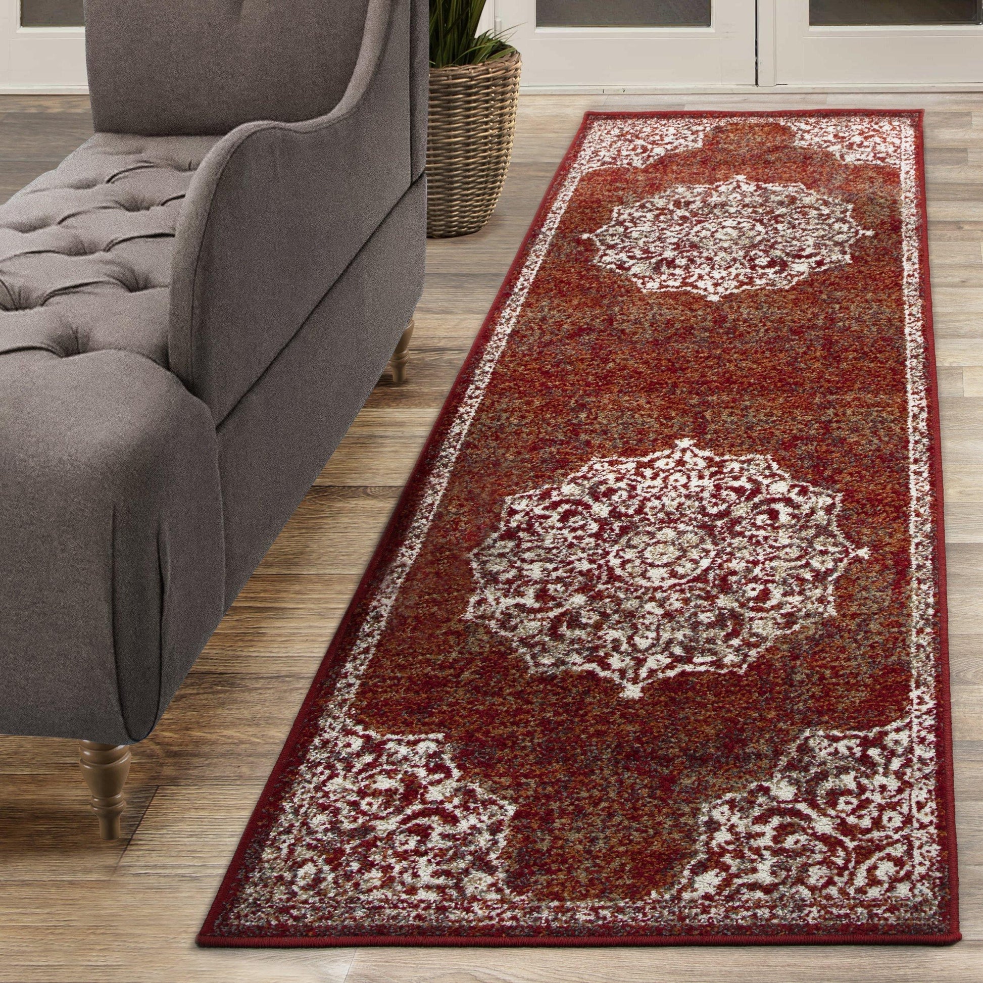 Maia Oriental Traditional Oxidized Design Rug FredCo