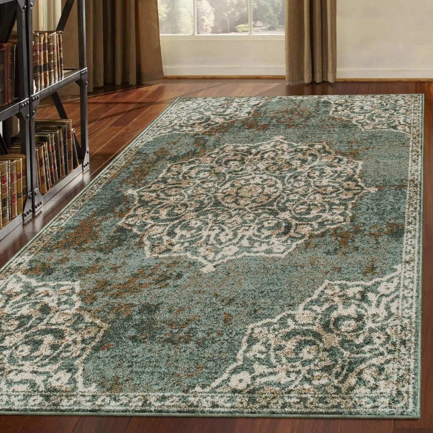 Maia Oriental Traditional Oxidized Design Rug FredCo