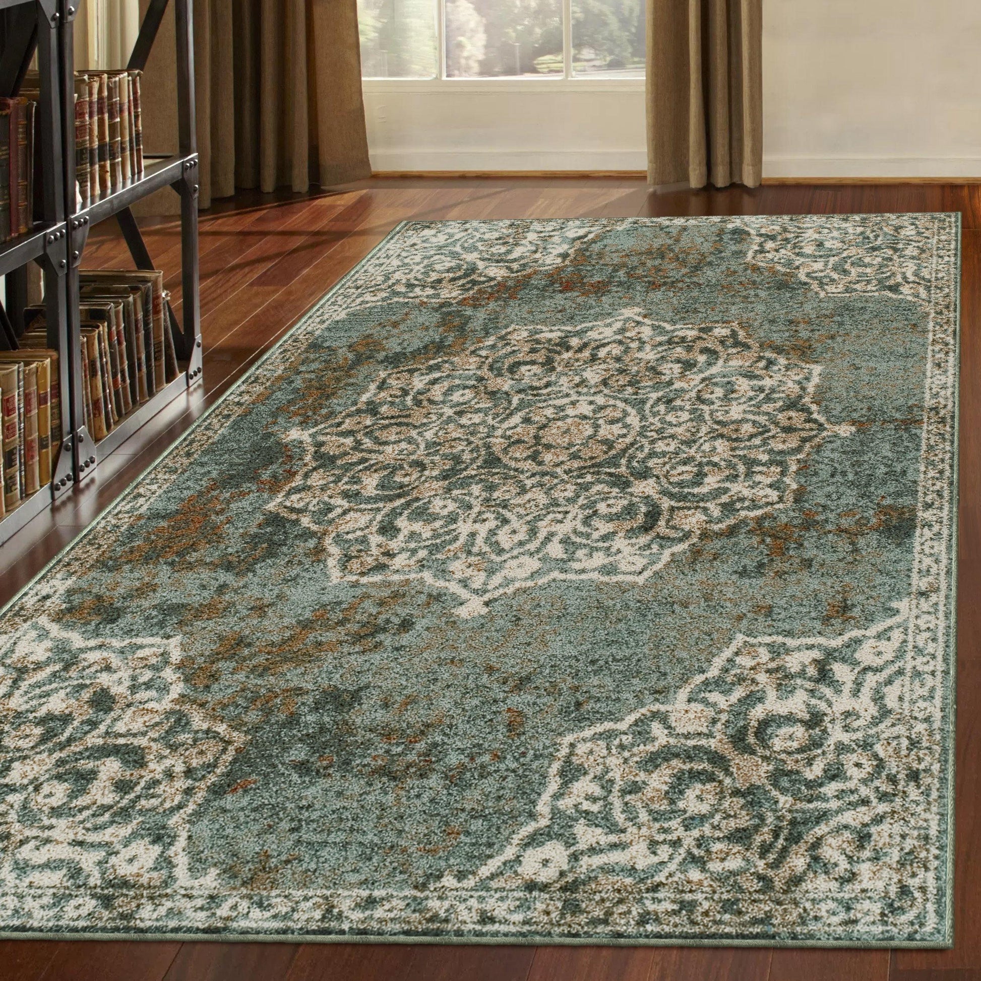 Maia Oriental Traditional Oxidized Design Rug FredCo