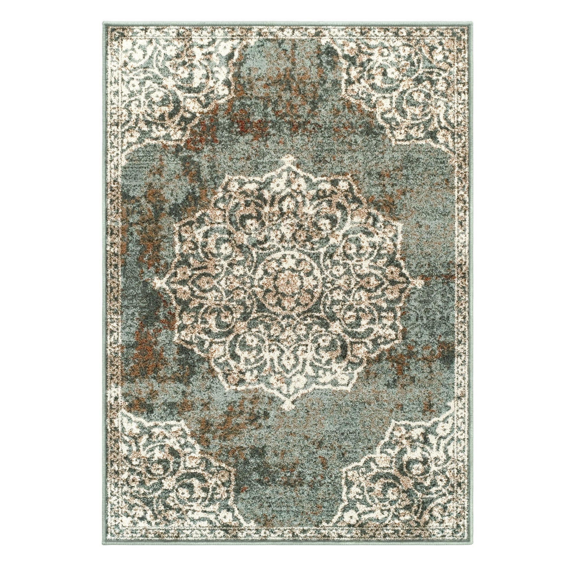 Maia Oriental Traditional Oxidized Design Rug FredCo
