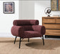 Mardi Maroon Tweed Chair FredCo
