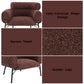 Mardi Maroon Tweed Chair FredCo