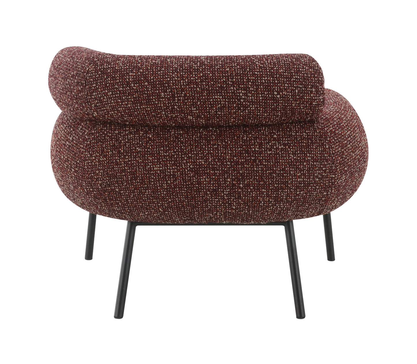 Mardi Maroon Tweed Chair FredCo