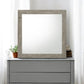 Mari Light Gray Finish Mirror FredCo